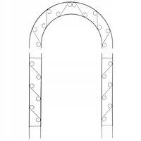 PERGOLA OGRODOWA METALOWA ŁUK NA KWIATY RÓŻE 240cm