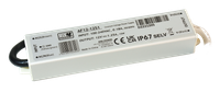 12V/1.25A, 15W, metal case IP67 - MW POWER