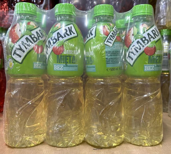 Tymbark napój jabłko-mięta 500ml - karton zdjęcie 1