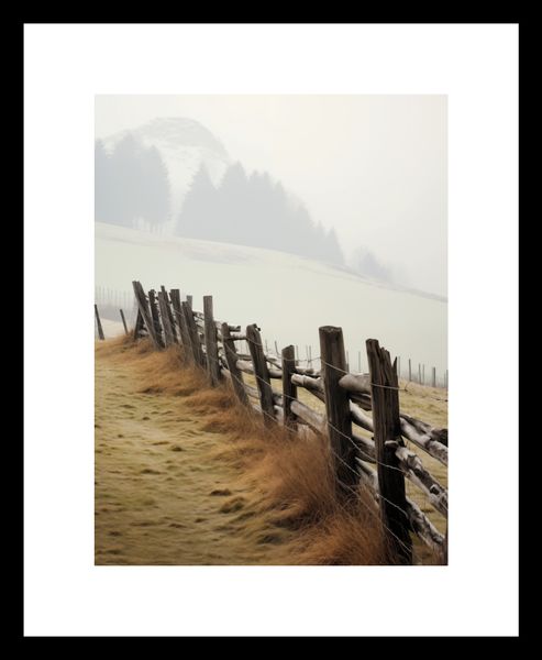 Plakat 15x20cm Spowity Mgłą zdjęcie 3