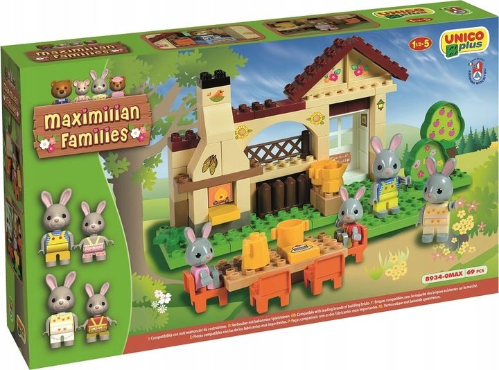 MAXIMILIAN FAMILIES KOCKI KONSTRUKCYJNE UNICO PIKNIK PRZYJĘCIE GRILL 69elem zdjęcie 2