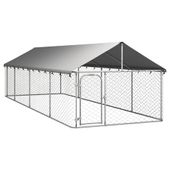 Kojec z zadaszeniem dla psa, 600x200x150 cm