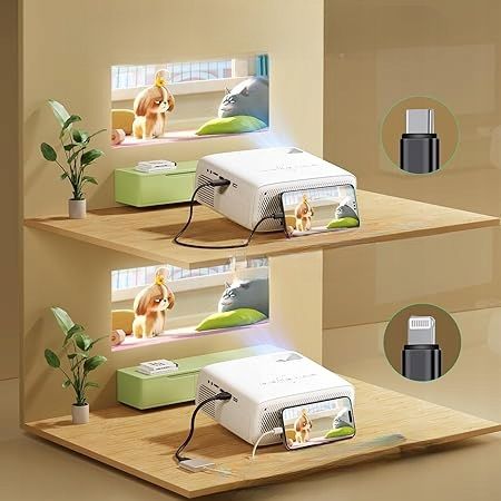 YOTON Y6 Projektor 4K ze statywem, Natywny Bluetooth 18000 lumenów na Arena.pl