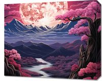 Obraz 60x50cm Różowa Kraina Marzeń