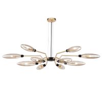 Modernistyczna LAMPA wisząca VENTURA MOD012CL-12G Maytoni metalowa OPRAWA zwis złoty