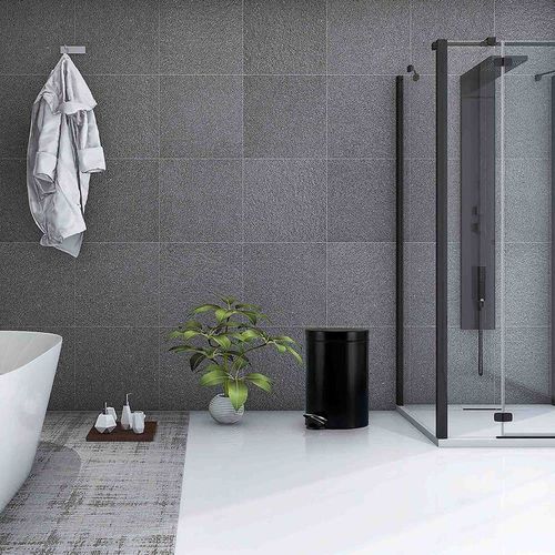 Kosz na śmieci łazienkowy pojemnik czarny elegancki wytrzymały uniwersalny na Arena.pl