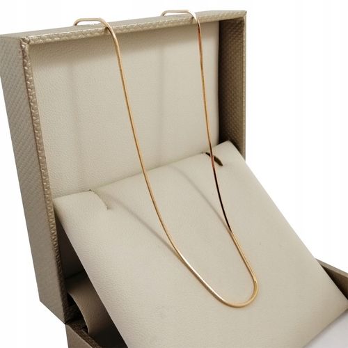 ŁAŃCUSZEK STAL CHIRURGICZNA, ZŁOTY, POZŁACANY SPLOT ŻMIJKA / LINKA / ŻYŁKA na Arena.pl