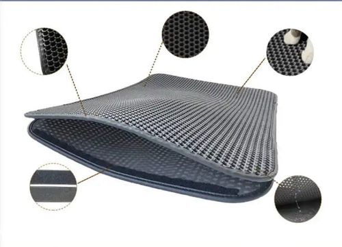 Mata pod Kuwetę 60x45cm - szara na Arena.pl