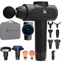 PISTOLET DO MASAŻU CIAŁA MASSAGE GUN MASAŻER 12KOŃCÓWEK ROZGRZEWAJĄCA HABYS