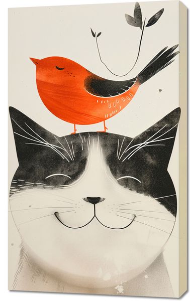 Obraz 60x100cm Pyzaty Przyjaciel zdjęcie 1