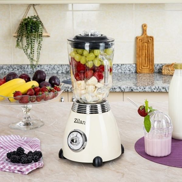 BLENDER KIELICHOWY BEŻOWY 2 BIEGI PULSE RETRO 500W zdjęcie 5