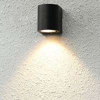 Kinkiet elewacyjny Genta OWL-2197-1R Italux downlight IP54 czarny