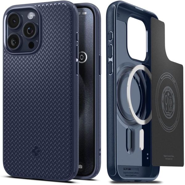 SPIGEN MAG ARMOR MAGSAFE IPHONE 15 PRO MAX NAVY BLUE zdjęcie 1