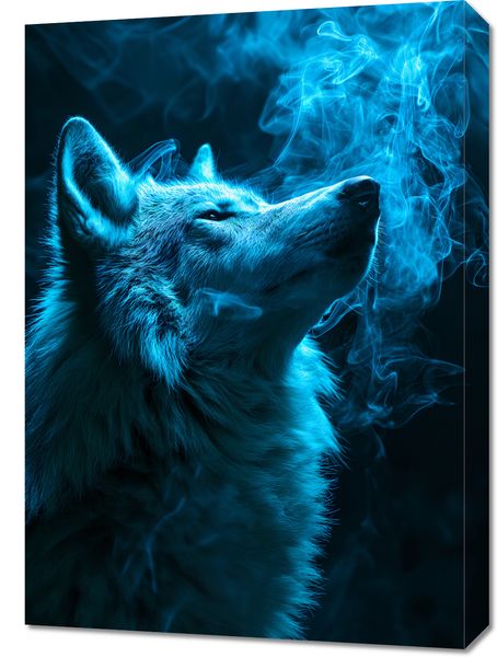 Obraz 50x70cm Oddech Wilka zdjęcie 1