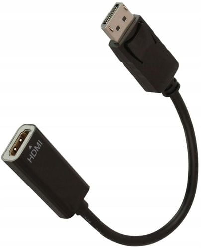 Konwerter DisplayPort do HDMI LINDY czarny na Arena.pl