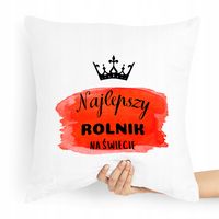 Poduszka Prezent Idealny Dla Rolnika Najlepszy Z Nadrukiem Ze Zdjęciem