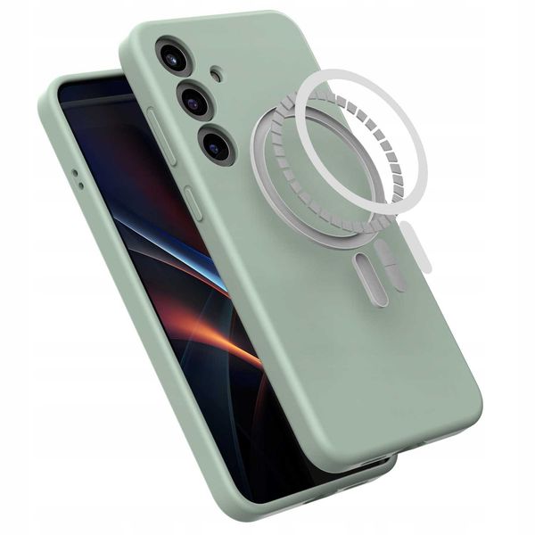 Spacecase Silicone Mag Galaxy S25+ Mint zdjęcie 9