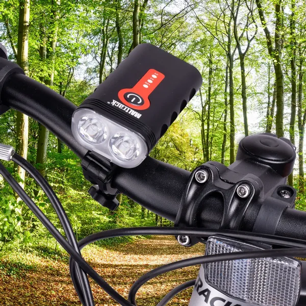 Lampka Rowerowa Przód + Tył LED 360 Wodoodporna zdjęcie 7
