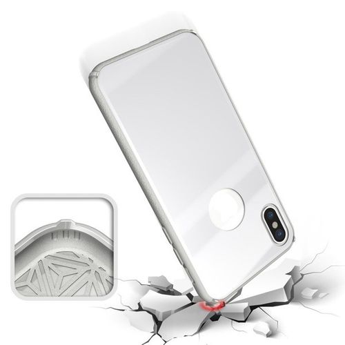 TEMPERED GLASS CASE IPHONE X / IPHONE XS BIAŁY na Arena.pl