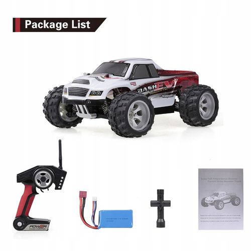 WLtoys A979-B 2.4G 1/18 RC Samochód 4WD na Arena.pl