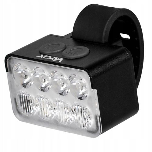 LAMPKA ROWEROWA PRZÓD 8xLED MOCNA JASNA 900LM OŚWIETLENIE ROWER USB-C VAYOX na Arena.pl