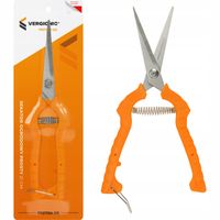 Sekator ogrodowy prosty VERGIONIC 21 cm stalowy do gałęzi i krzewów
