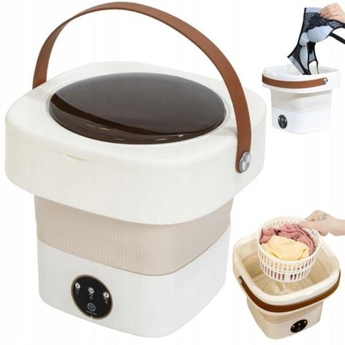 PRALKA TURYSTYCZNA PRZENOŚNA MINI SKŁADANA AUTOMATYCZNA Z WIROWANIEM na Arena.pl