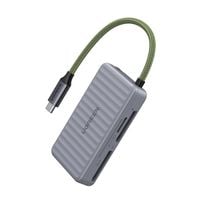 Czytnik kart pamięci SD microSD USB-C - szary
