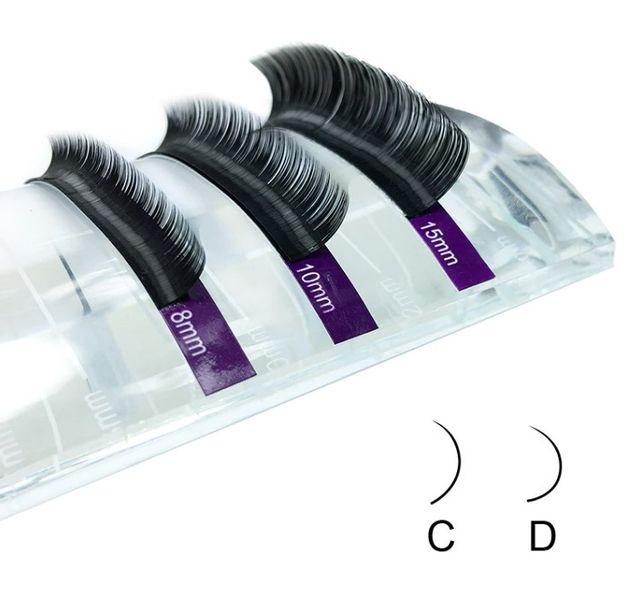 Rzęsy NAGARAKU Premium Mink C 0,07 14mm 16 pasków sztuczne zdjęcie 5
