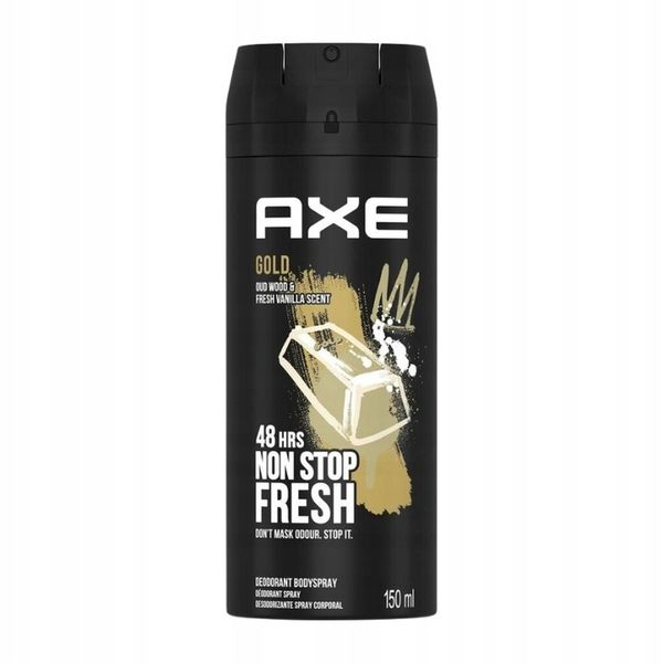 AXE GOLD Deodorant Body Spray 150ml. 48H zdjęcie 2
