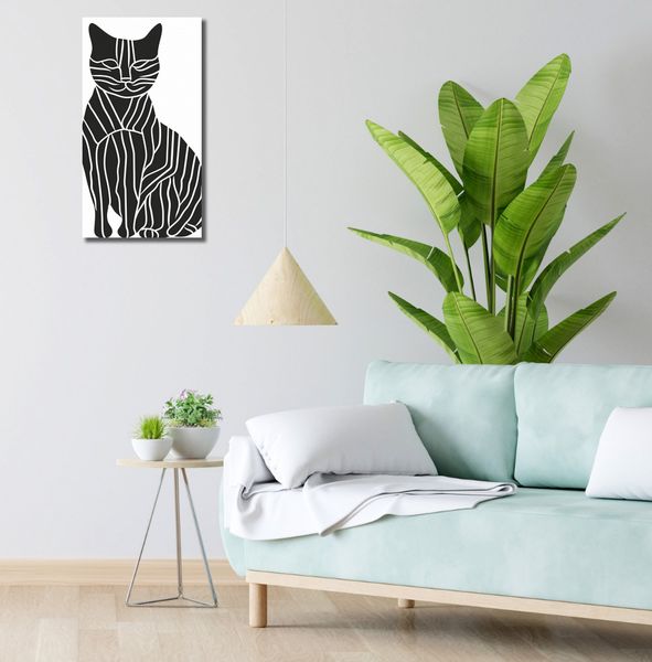 Obraz 30x60cm Zebra w Kocim Ciele zdjęcie 2