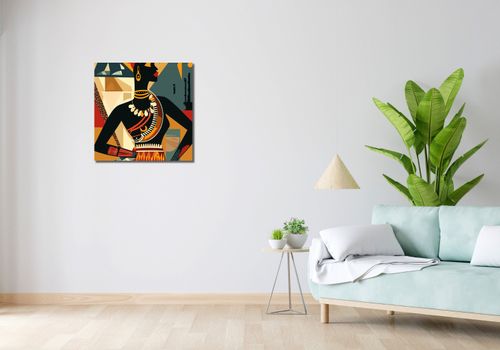 Obraz 60x60cm Afrykańska Mozaika na Arena.pl