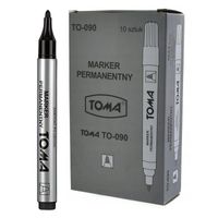 MARKER PERNAMENTNY TO-090 CZARNY TOMA
