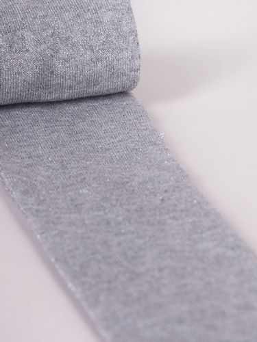 Rajstopy dziewczęce z lurexem jasnoszaro-czarne 2PAK 128-134 YOCLUB na Arena.pl