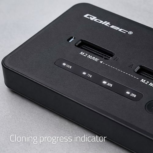 Qoltec stacja dokująca 2x M.2 NVMe USB-C na Arena.pl