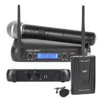 Mikrofon BEZPRZEWODOWY na KLIP 2 Kanały VH 2 mikrofony AZUSA