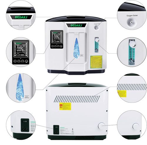 USZKODZONY Urządzenie tlenowe DEDAKJ DE-1A do użytku domowego, 1-7 L/min na Arena.pl