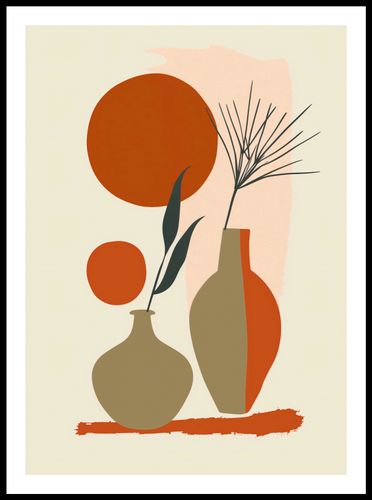 Plakat 50x70cm Wazy w Czerwieni na Arena.pl