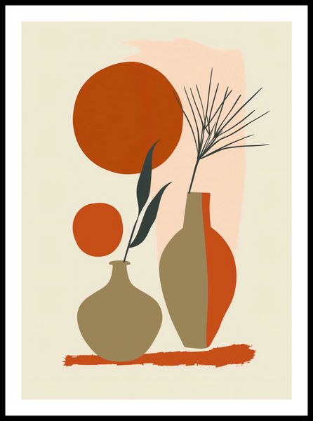 Plakat 50x70cm Wazy w Czerwieni zdjęcie 3