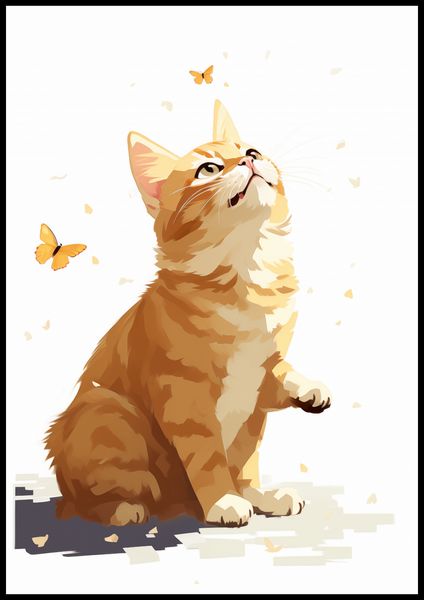 Plakat 70x100cm Motyle i Marzenia zdjęcie 2