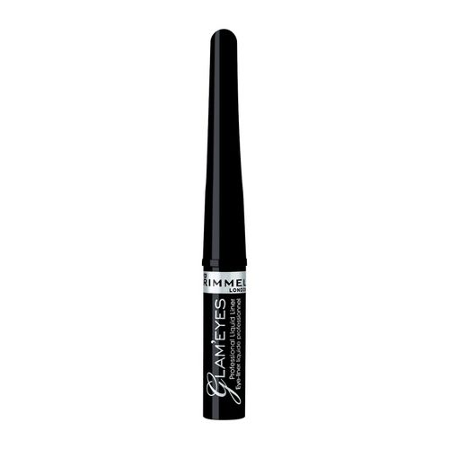 Rimmel Glam Eyes Professional Liquid Liner eyeliner tusz do kresek 001 na Arena.pl