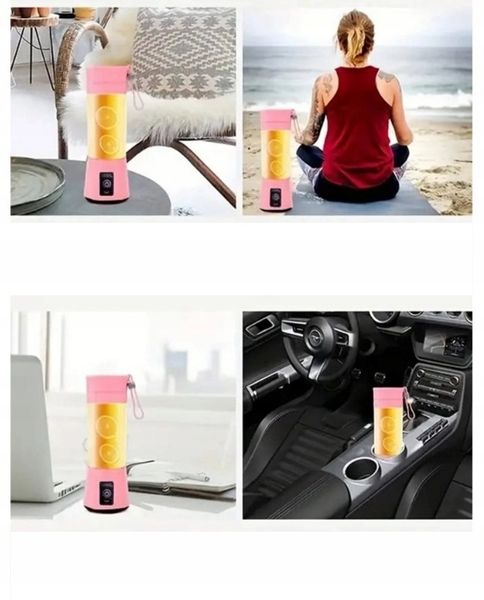 BLENDER MIKSER TURYSTYCZNY USB AKUMULATOR 380ML PRZENOŚNY SHAKER zdjęcie 14