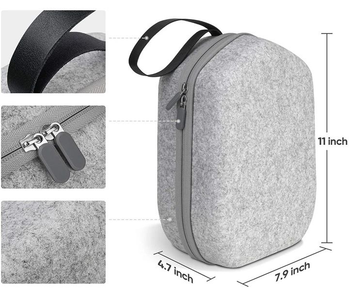 Etui do Meta Oculus Quest 2, wzmacniane, pokrowiec podróżny, case, obudowa zdjęcie 5