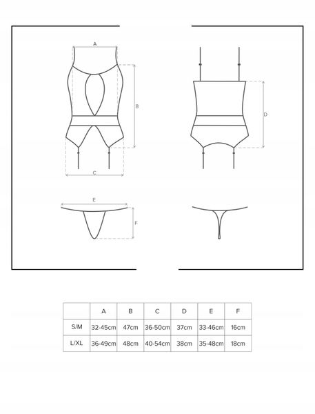 812-COR-1 gorset z uroczymi perełkami i stringami. zdjęcie 7