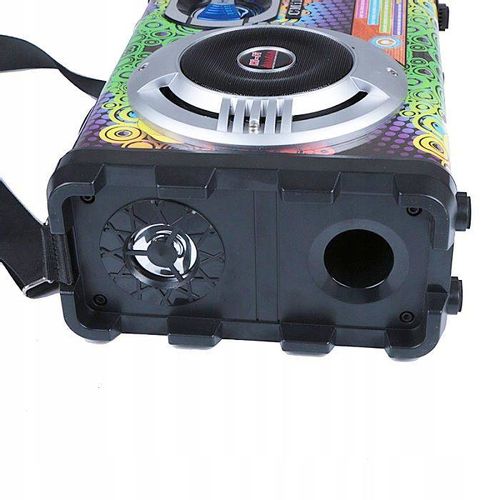 Karaoke Głośnik Bluetooth BOOMBOX + 2 mikrofony na Arena.pl