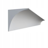 Listwa karniszowa 2m DLK15 8cm x 8cm butelkowa maskownica szyny łuk osłona