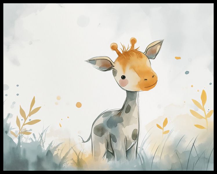 Plakat 76x60,5cm Mała Żyrafka zdjęcie 2