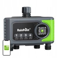 RainPoint Sterownik Nawadniania 4-Strefowy WiFi i Aplikacja IP65