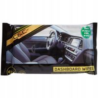 Wilgotne ściereczki do samochodu C&C do mycia szyb lusterek w aucie 40sztuk