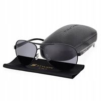 OKULARY POLARYZACYJNE PRZECIWSŁONECZNE Pilotki Czarne na Teleskopach